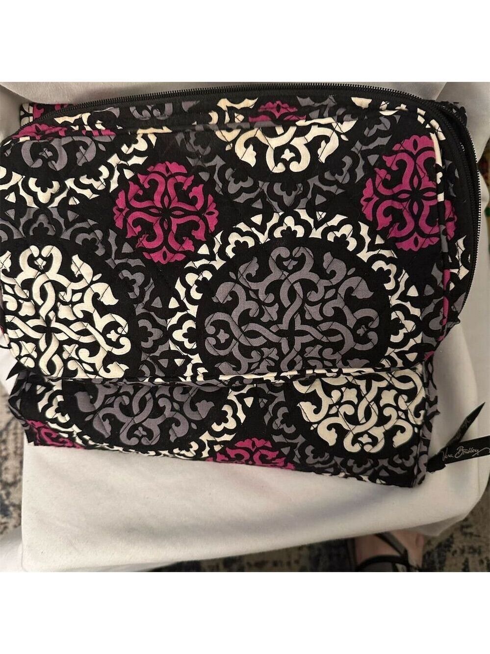 Vera Bradley Canterberry Magenta Quilted Tote Bag Women's Handbag